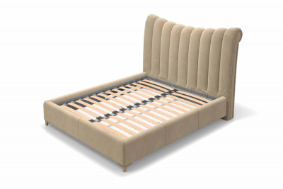Спальное место 160х200, с подъемным механизмом, ткань Империя (Scratch resistance) Cream
